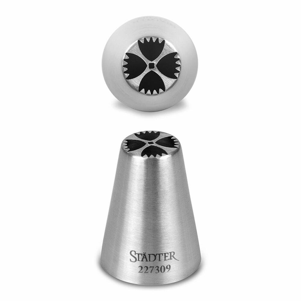 STÄDTER Spritzbeutel Fine Line Nelkentülle Gezackt 17 mm