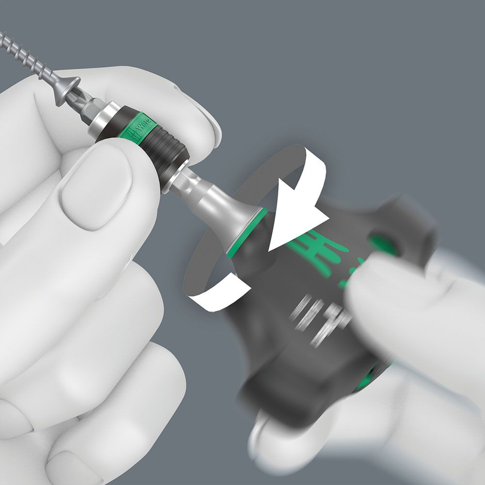 Wera 416 RA Quergriff-Bits-Handhalter mit Ratschenfunktion + Rapidaptor kaufen | Bike-Discount