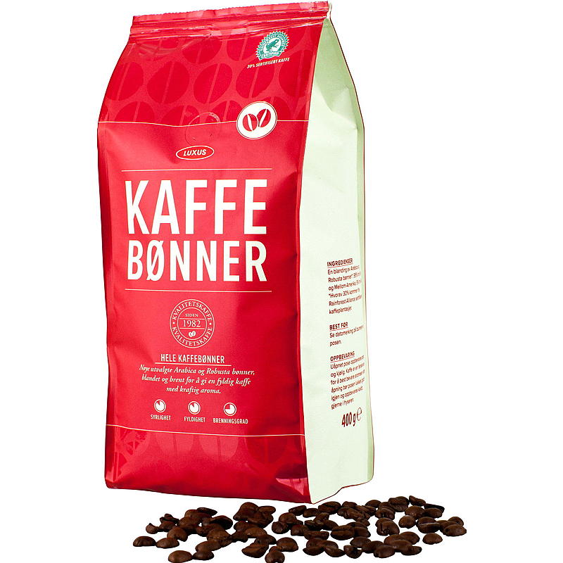 Luxus Kaffebønner 400 g Luxus