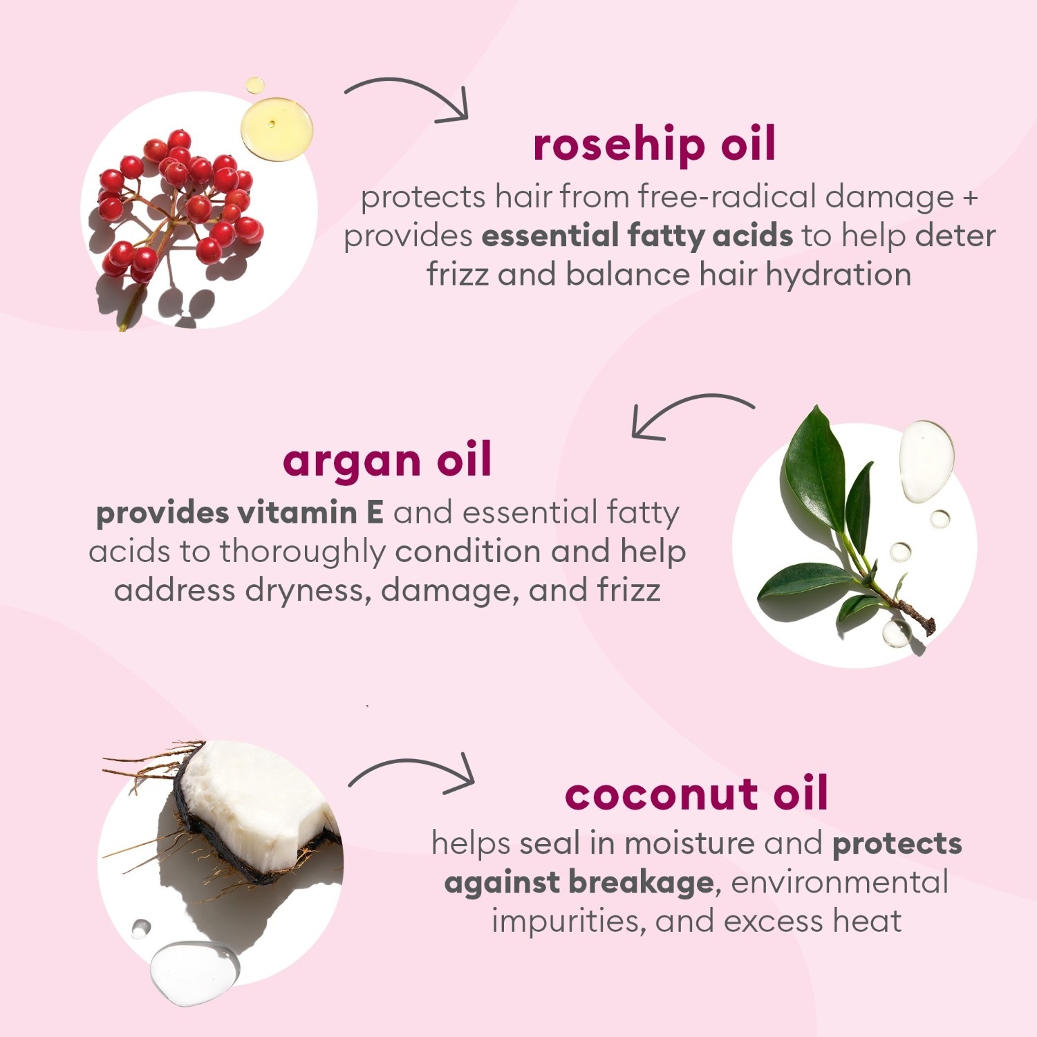 Rosehip. Argan & Coconut Oil Blend
