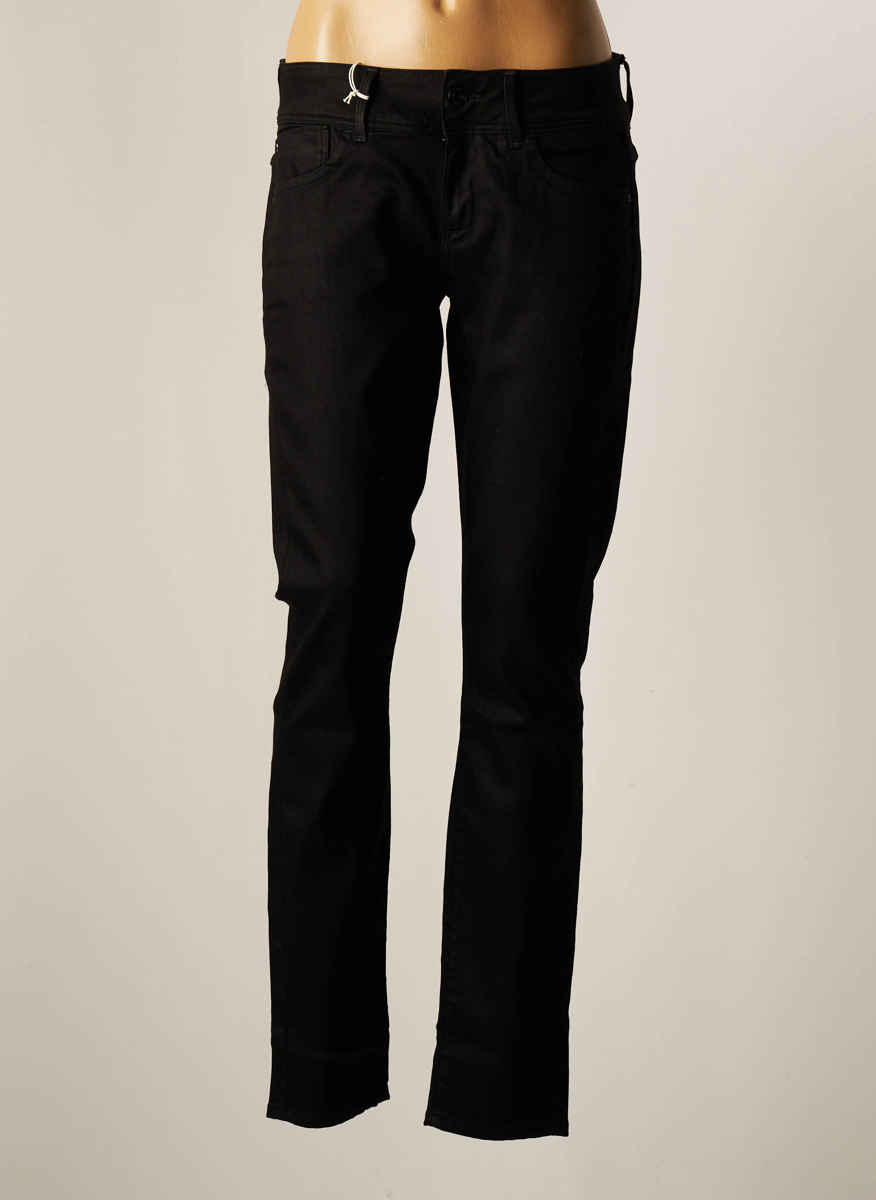 Raw 7 Jeans Coupe Slim Femme couleur noir