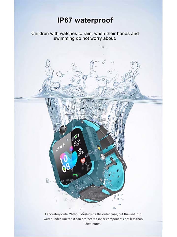 SmartCase Smartwatch in Blau/ Grün günstig kaufen onesize