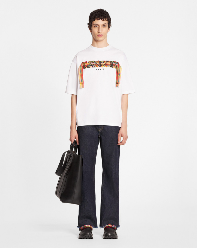 T-SHIRT OVERSIZE BRODÉ CURB LACE