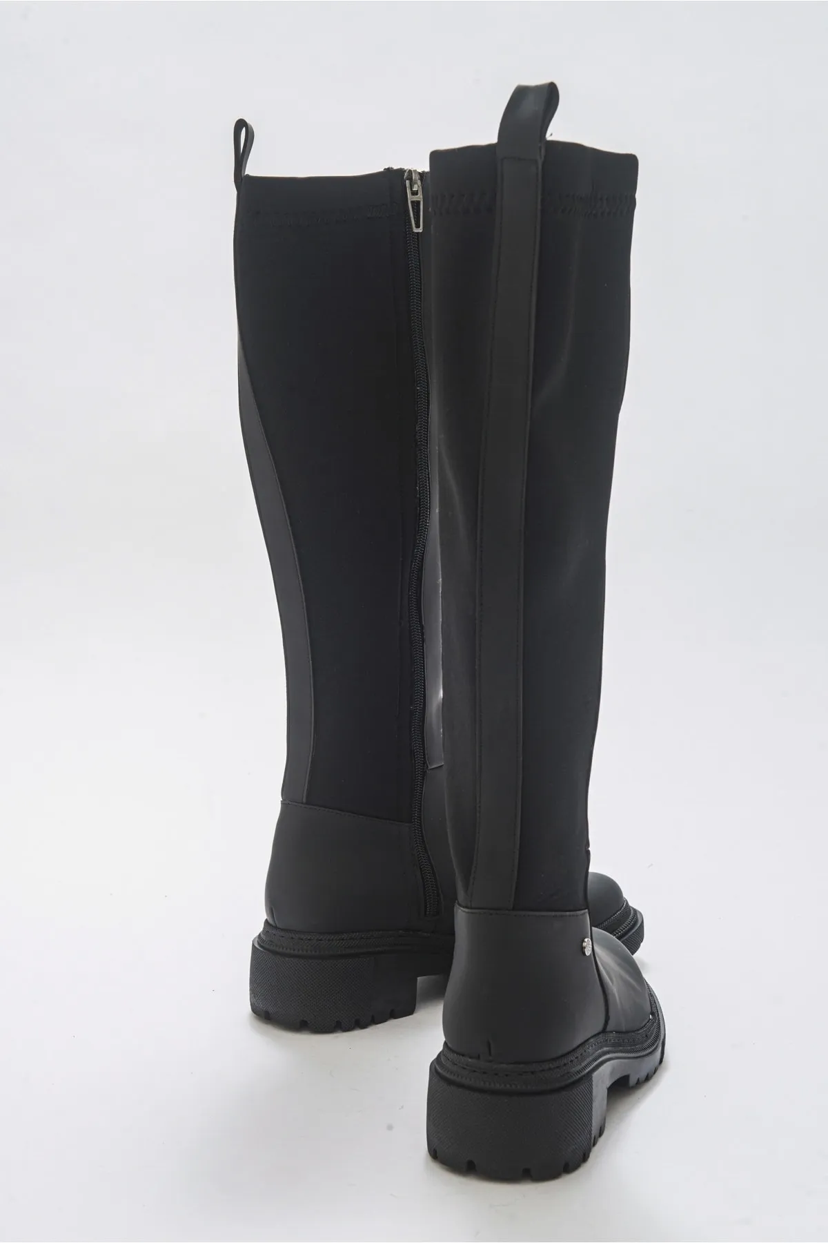 LuviShoes  Dean schwarze Damenstiefel