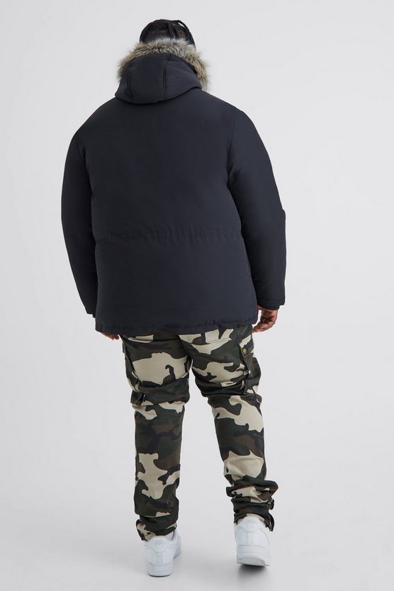 Plus Arctic Parka mit Kunstpelzkapuze
