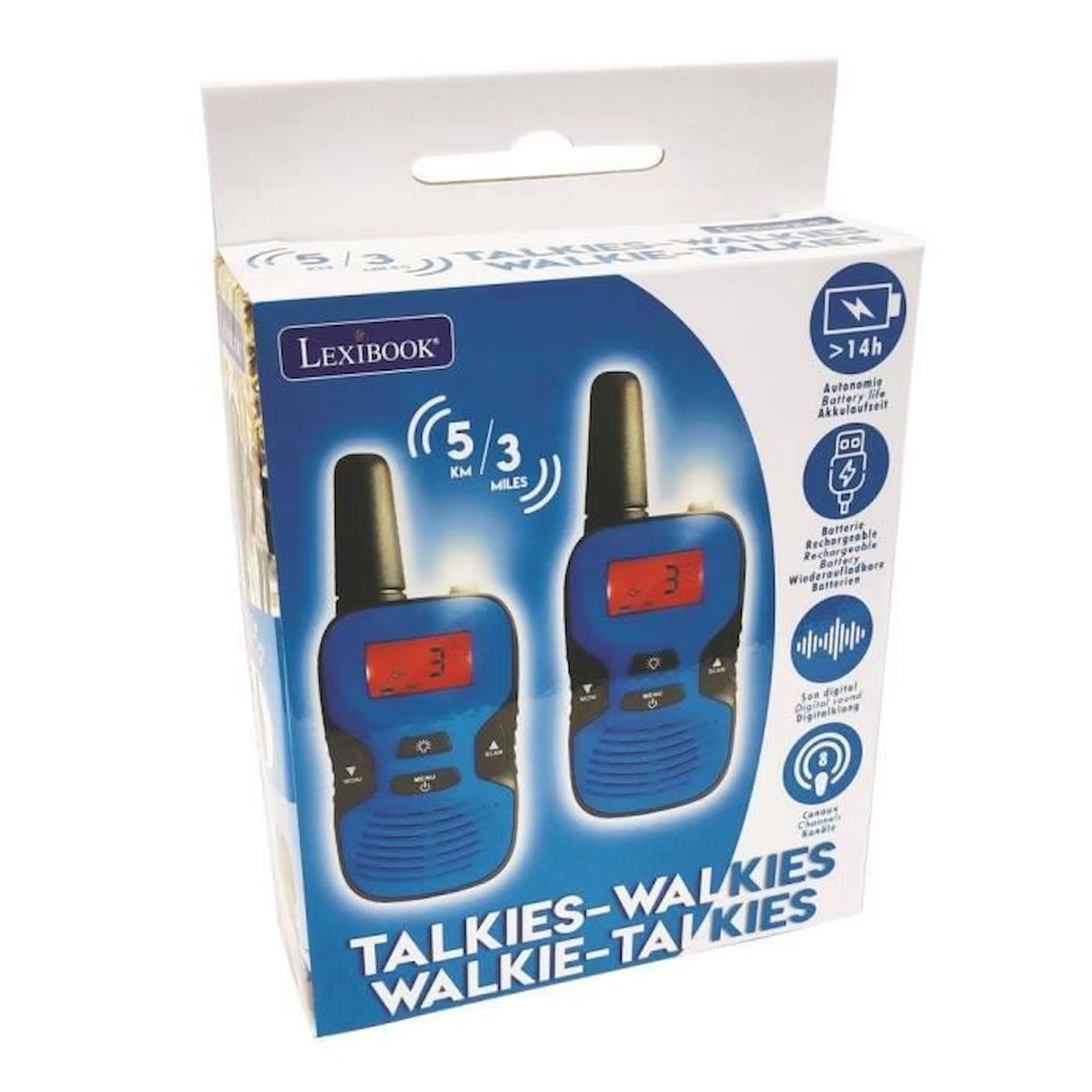 Talkie-Walkies Digitaux portée 5km noir