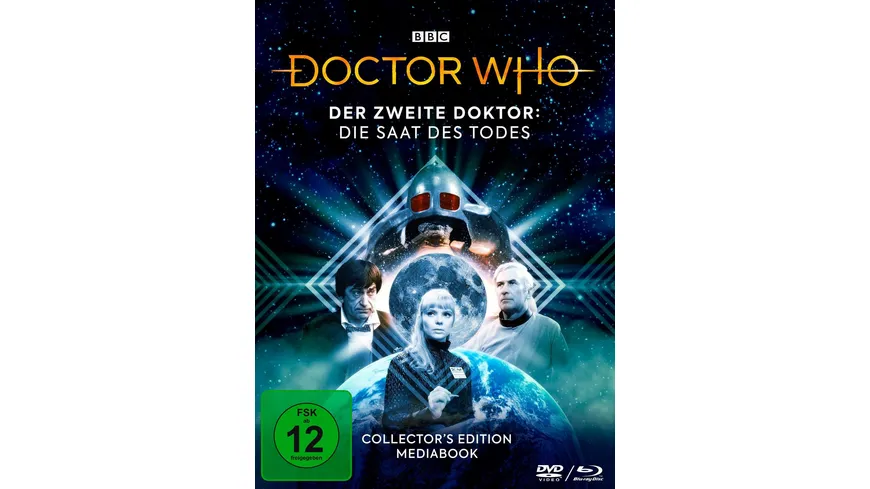 Doctor Who: Der Zweite Doktor - Die Saat des Todes (Mediabook Edition, DVD & Blu-ray Combo) (+ Bonus-DVD) LTD.