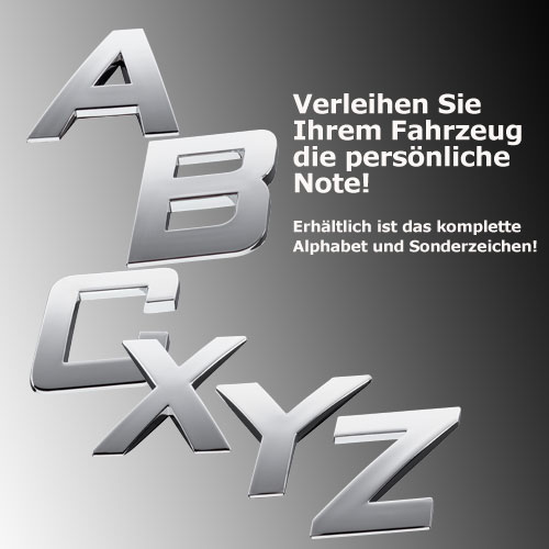 3D Chrom-Buchstabe "S" - ATU