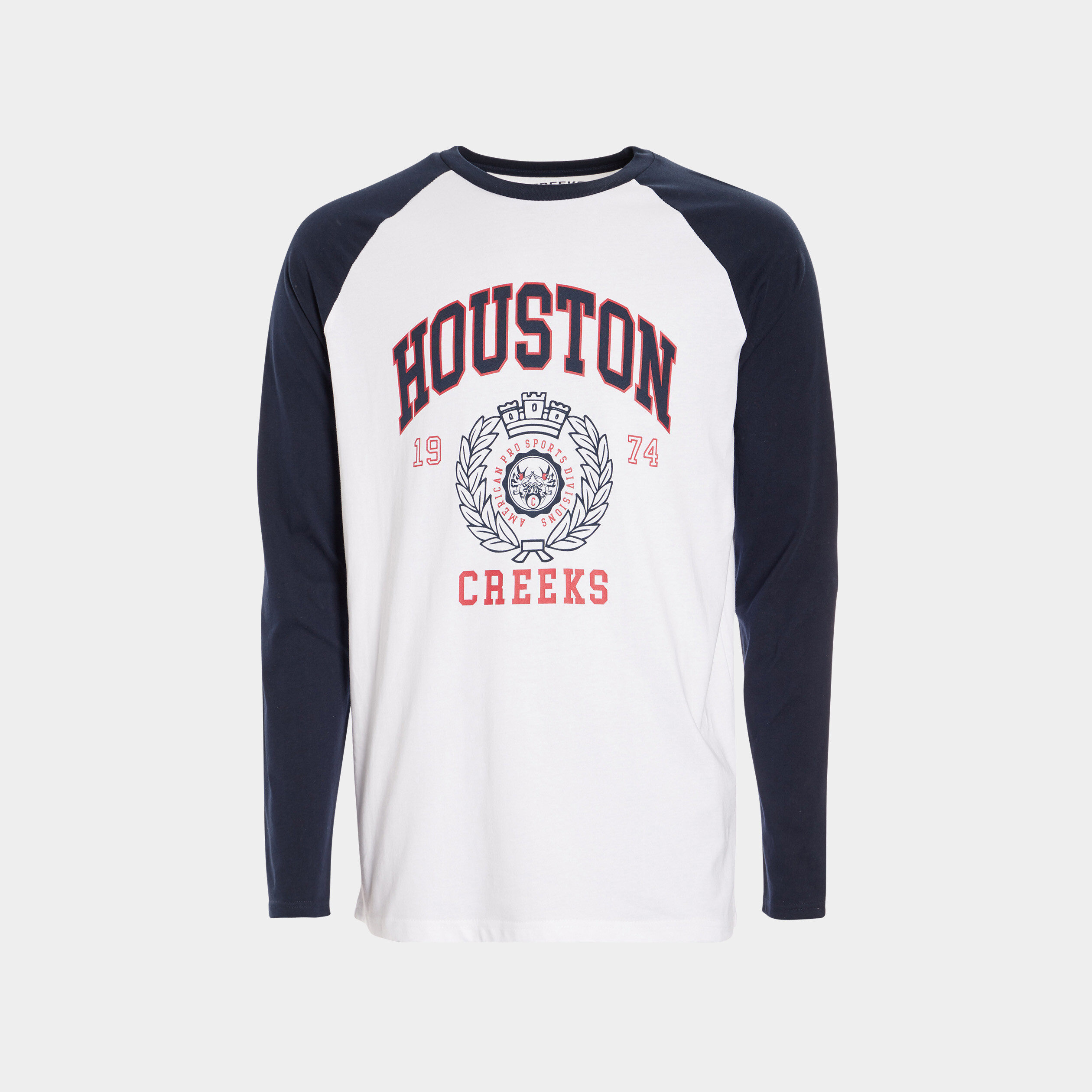 T-shirt manches longues Creeks blanc homme | La Halle
