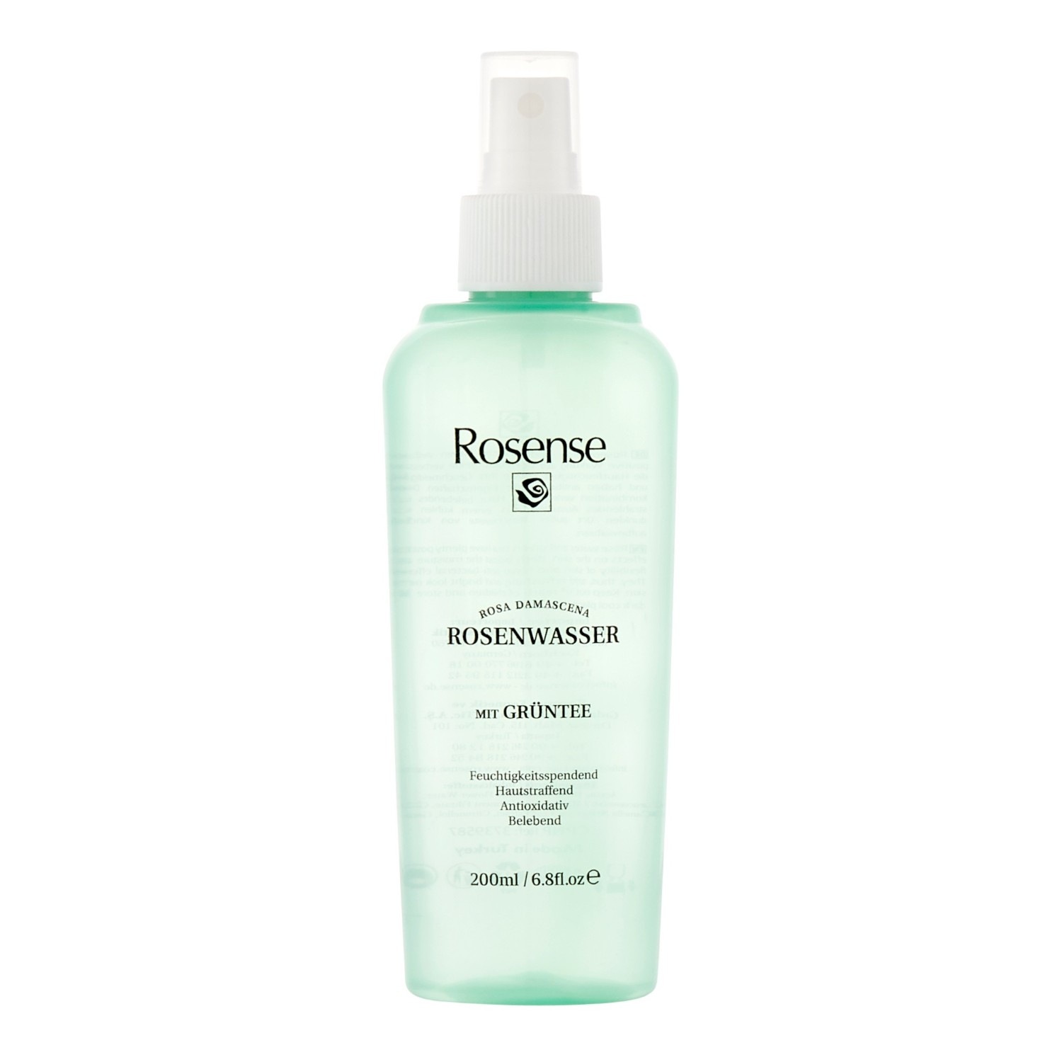 Rosenwasser mit Grüntee