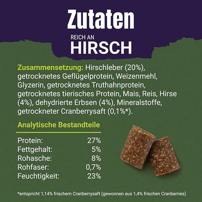 PURINA Adventuros Reich an Hirsch mit Urkorn