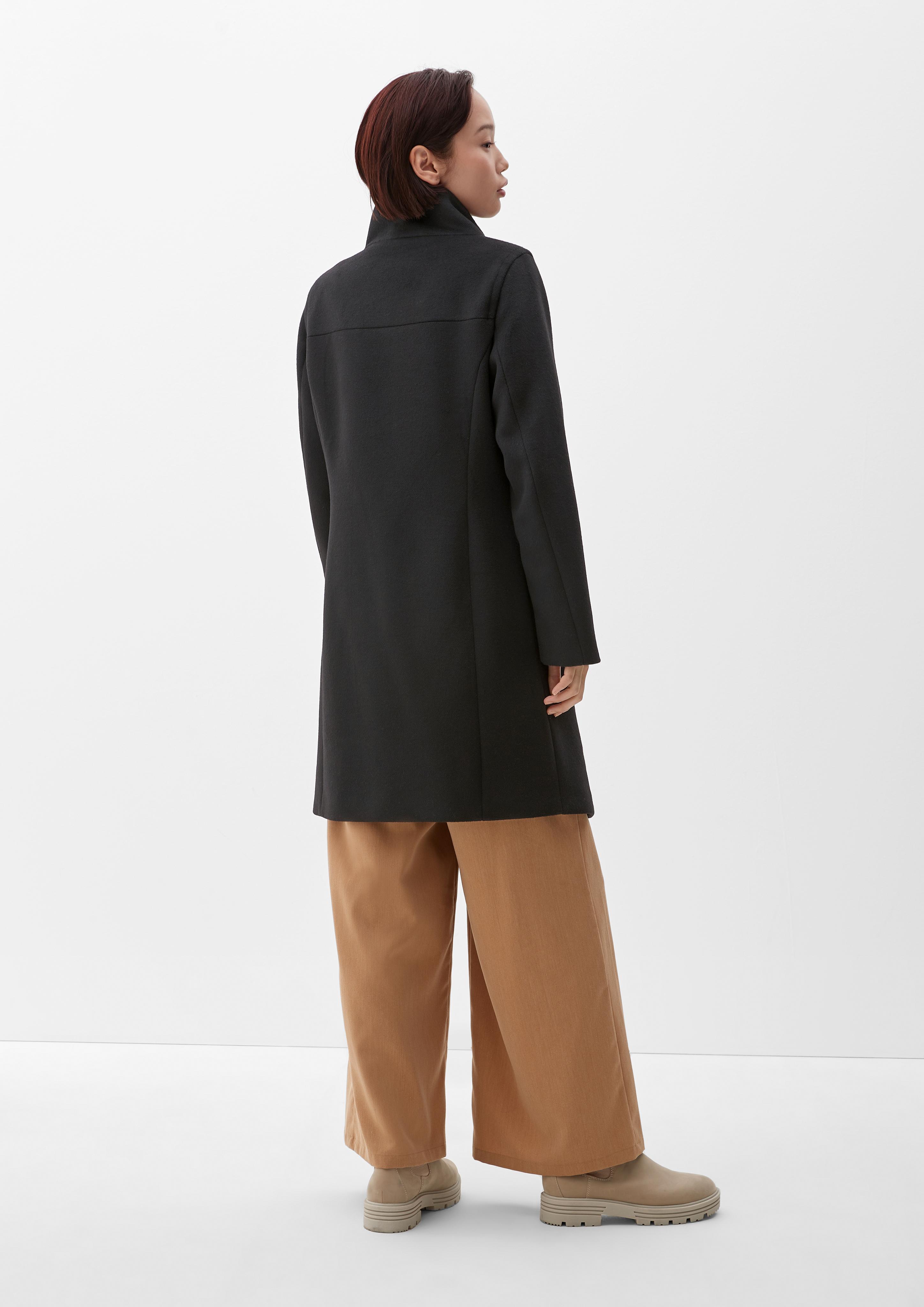 Wollmixmantel in klassischem Look  2116948-9999