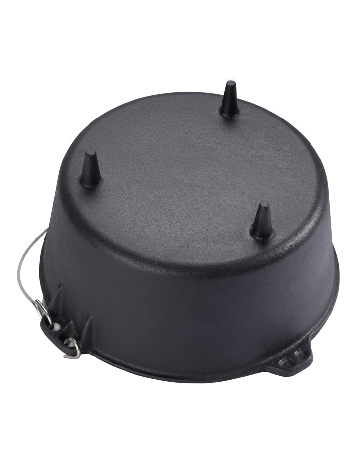 Echtwerk Gusseiserner Dutch Oven groß 76 l in Schwarz günstig kaufen onesize