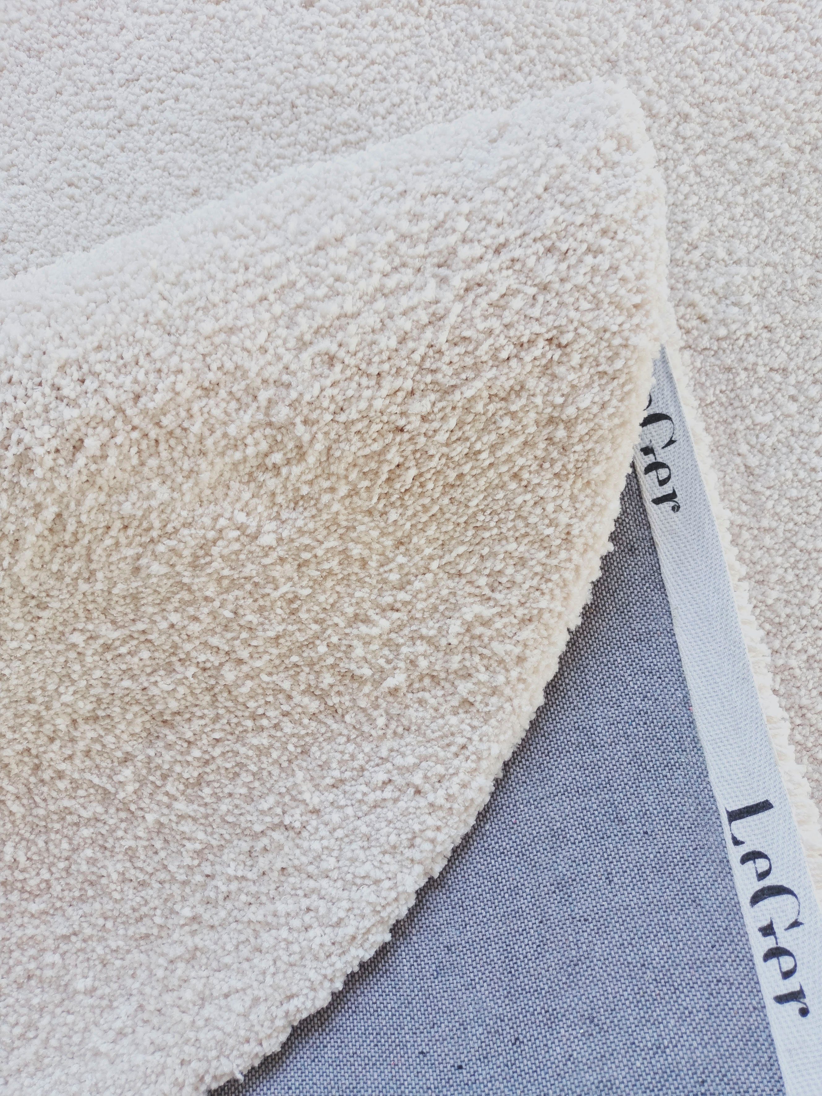 Hochflor-Teppich Halrum, LeGer Home by Lena Gercke, rechteckig, Höhe: 25 mm, mit besonderer Form, einfarbig, kuschelig, Wohnzimmer, Schlafzimmer