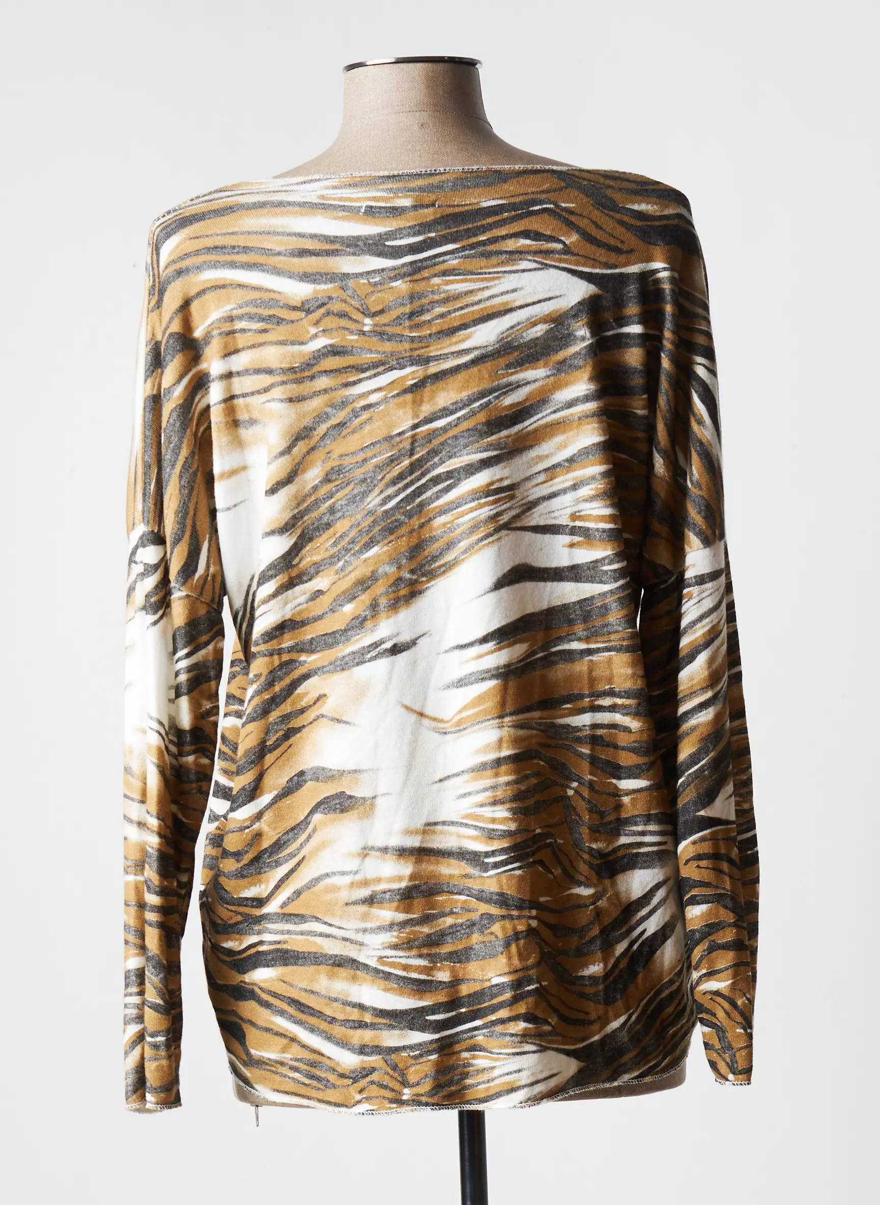 Made In Italy Pulls Femme couleur marron