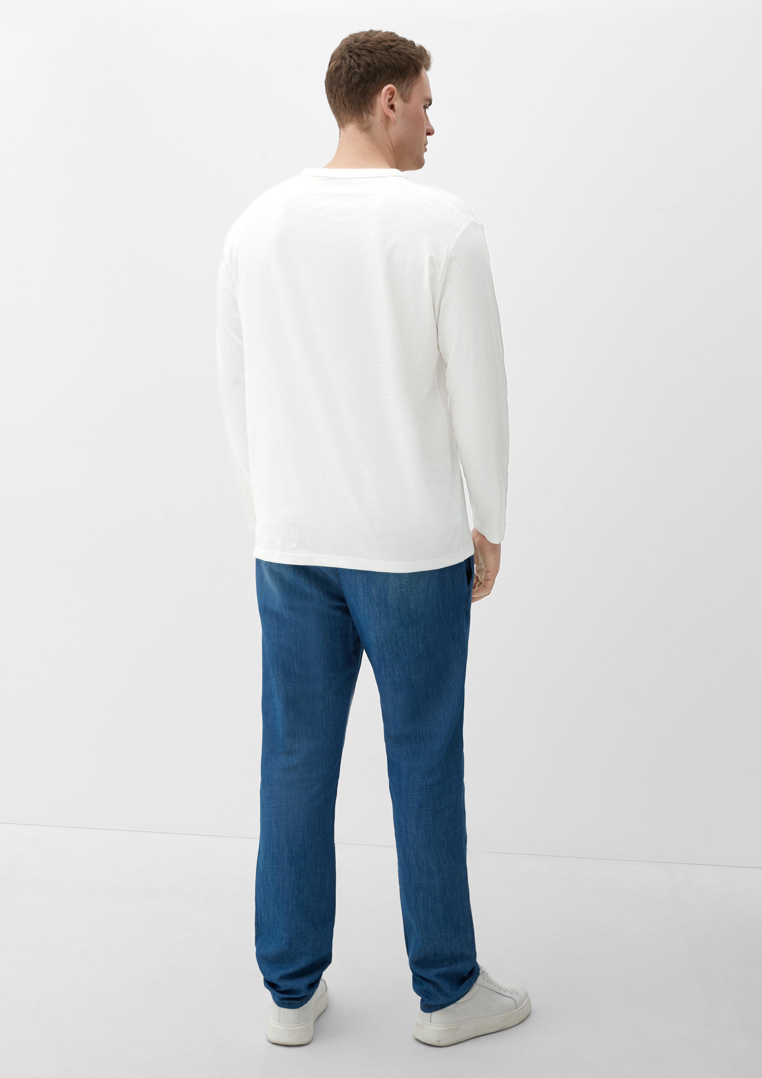 Longsleeve mit Flammgarnstruktur  2132958-0120