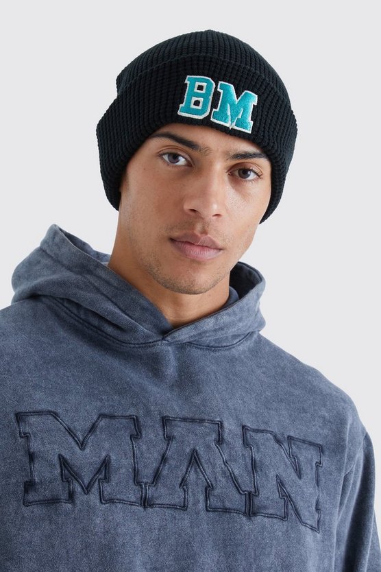 Beanie in Waffeloptik