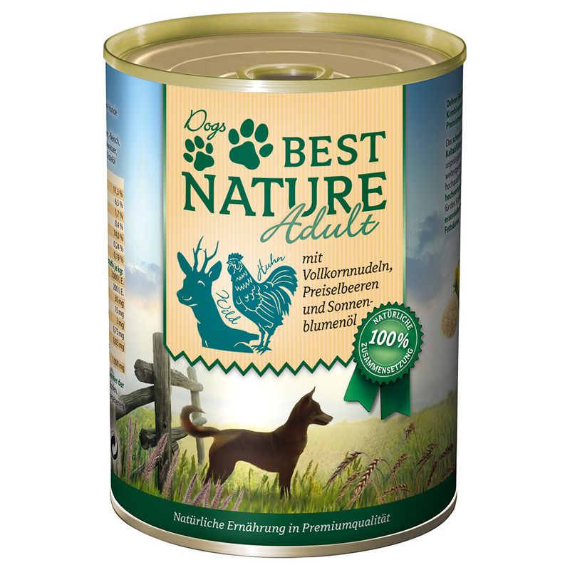 Sparpaket Best Nature Dog Adult 12 x 400 g