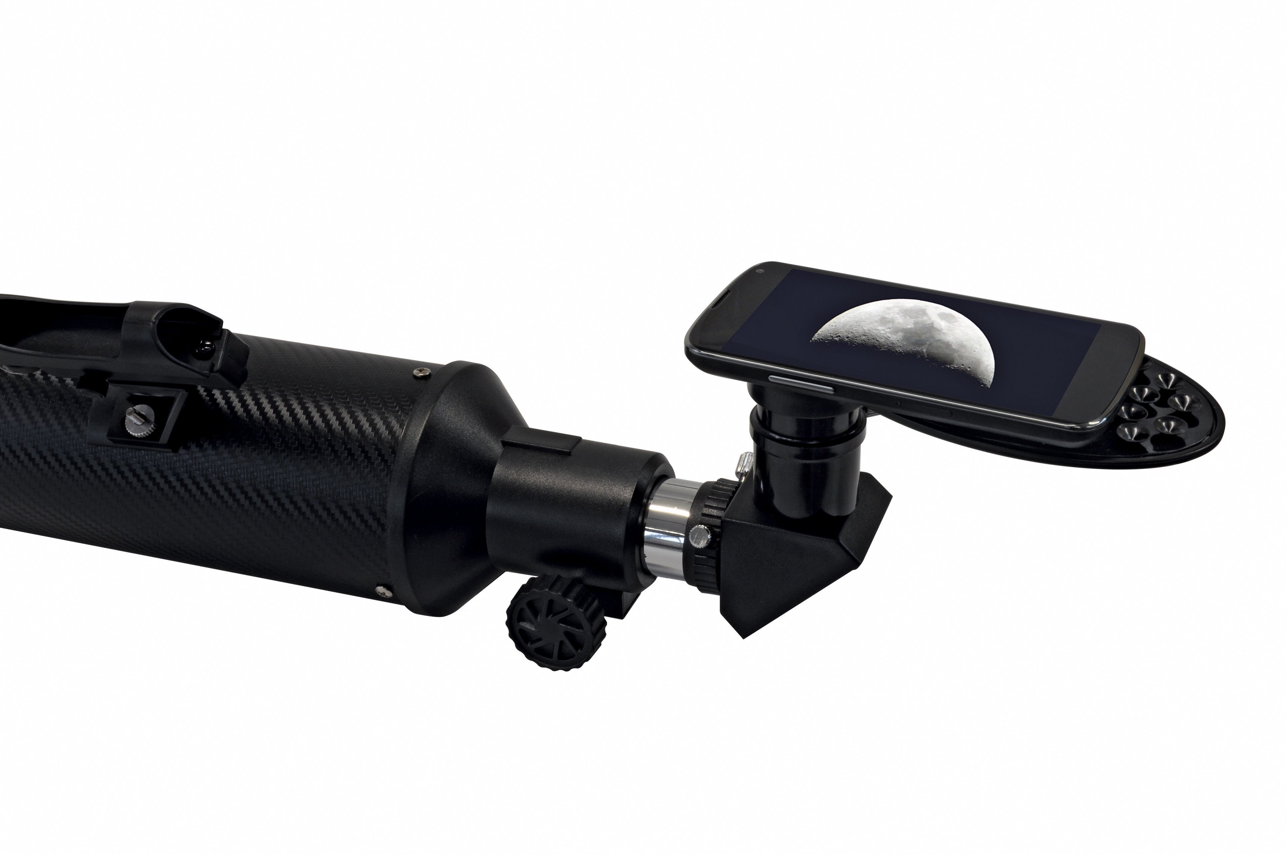 BRESSER Teleskop Taurus 90/900 MPM Linsen mit Smartphone-Adapter & Sonnenfilter