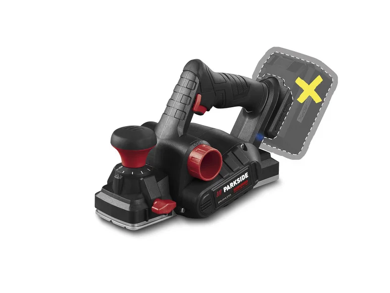 PARKSIDE PERFORMANCE® Rabot sem PPHA 20-Li B2, sem bateria e carregador, 20 V