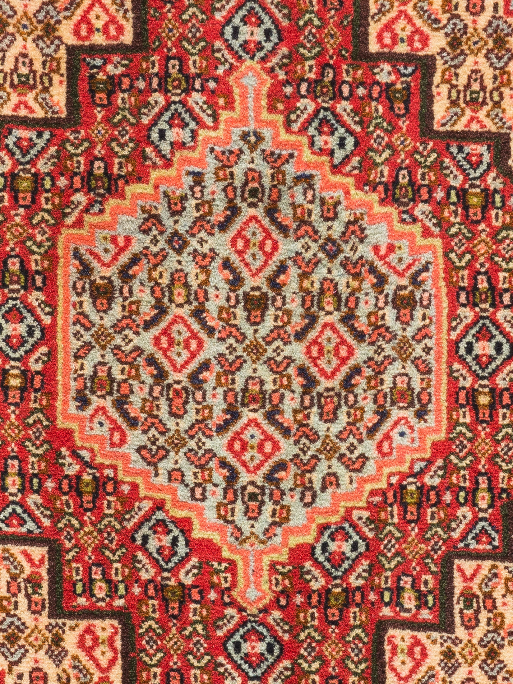 Senneh ca. 73 x 104 cm, Unikat / Einzelstück