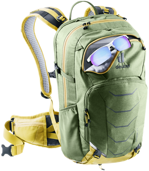 deuter Attack 20 | Fahrradrucksack mit modernem Protektor