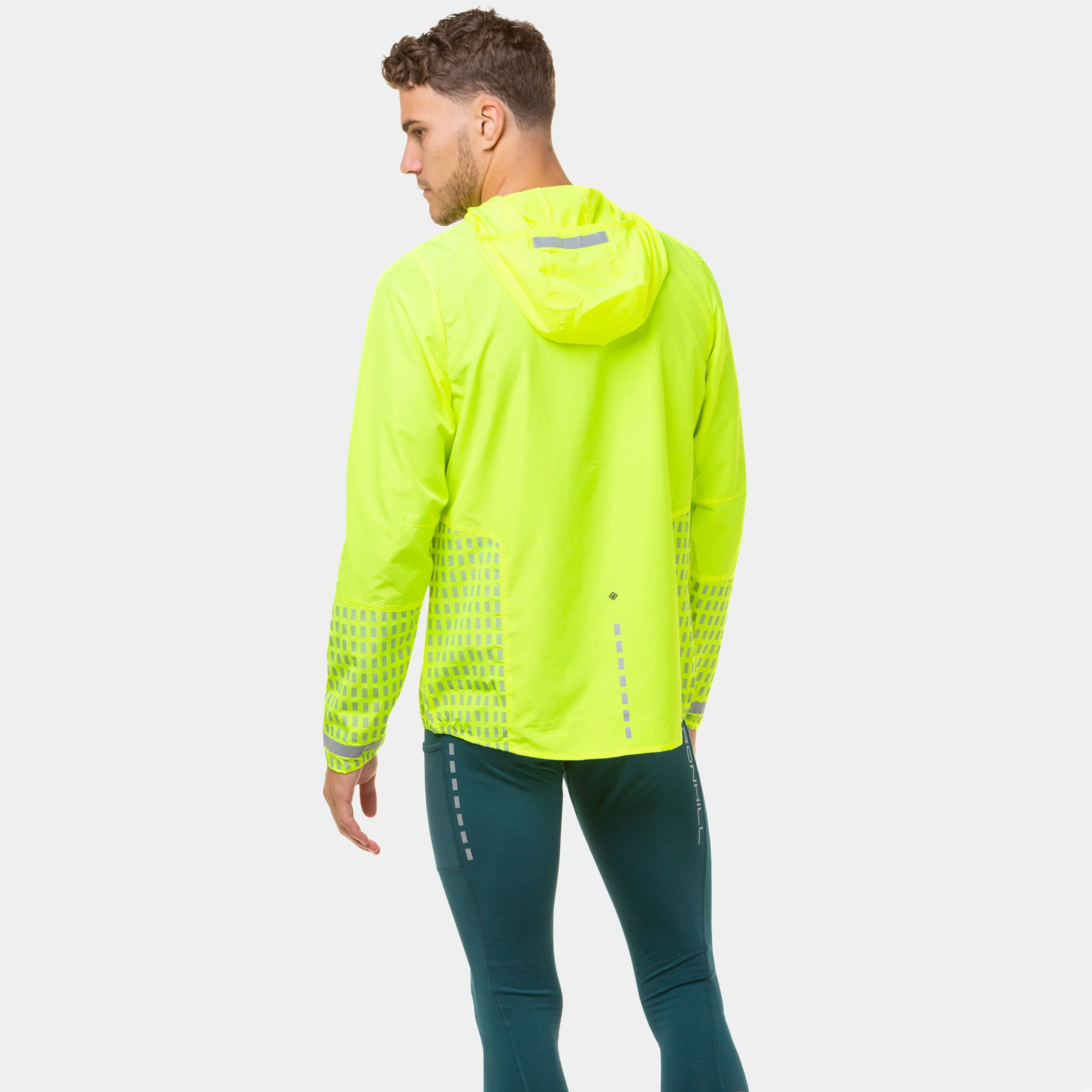 Tech Afterhours Laufjacke Herren - Neongelb