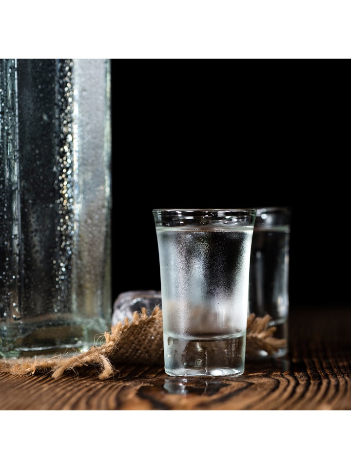 relaxdays 24x Schnapsglas in Transparent - 4 cl günstig kaufen onesize