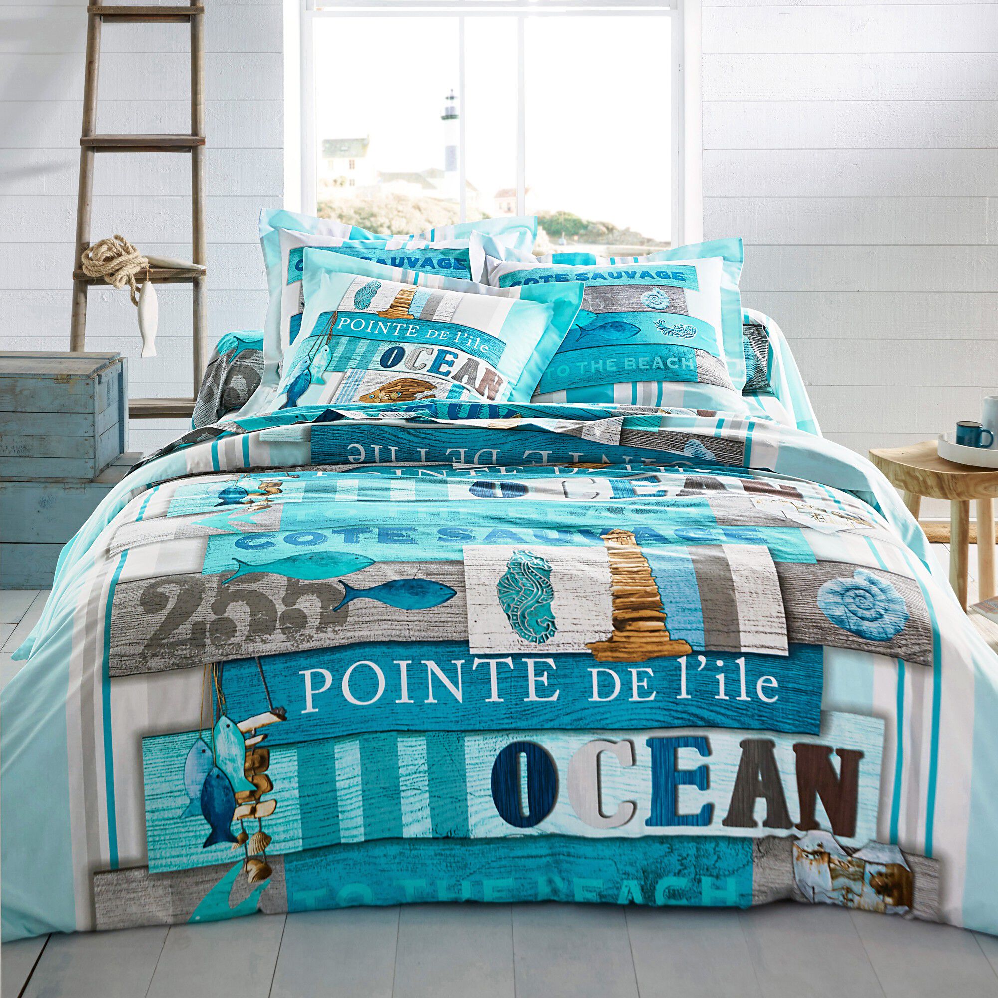 Linge de lit Océan coton
