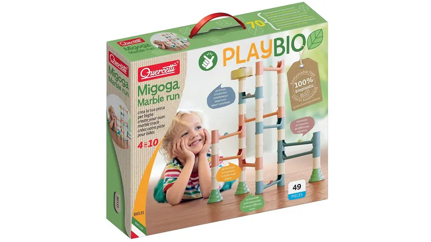 Quercetti - MIGOGA MARBLE RUN PLAY BIO