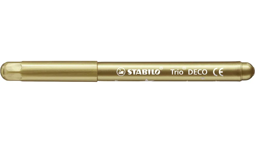 STABILO® Metallic-Filzstift mit robuster XL-Spitze - STABILO Trio DECO - 8er Pack - mit 8 verschiedenen Farben sortiert