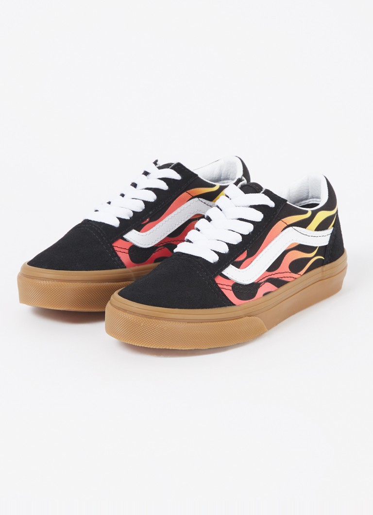 Semišové tenisky VANS Old Skool Flame
