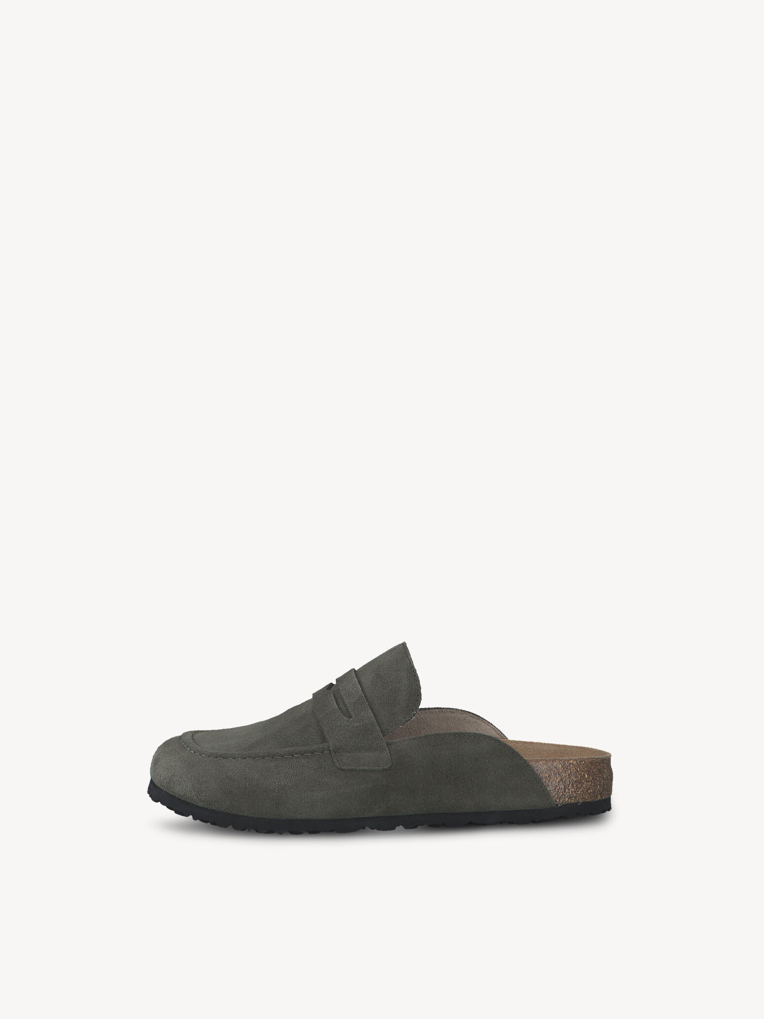 Mule en cuir - vert