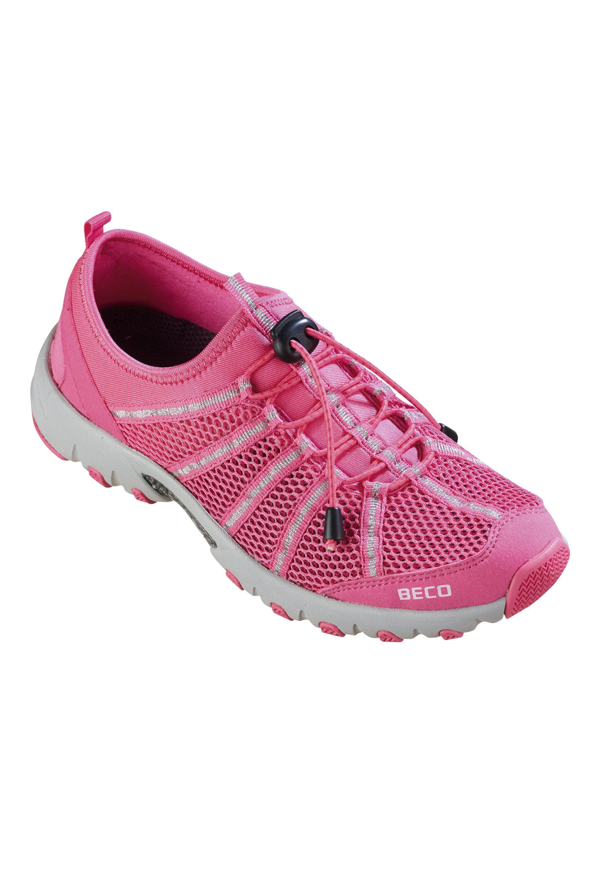 Beco Beermann BEactive Aqua Fitness Trainers Badeschuh mit Bungee-Schnürung und Wasserablauf