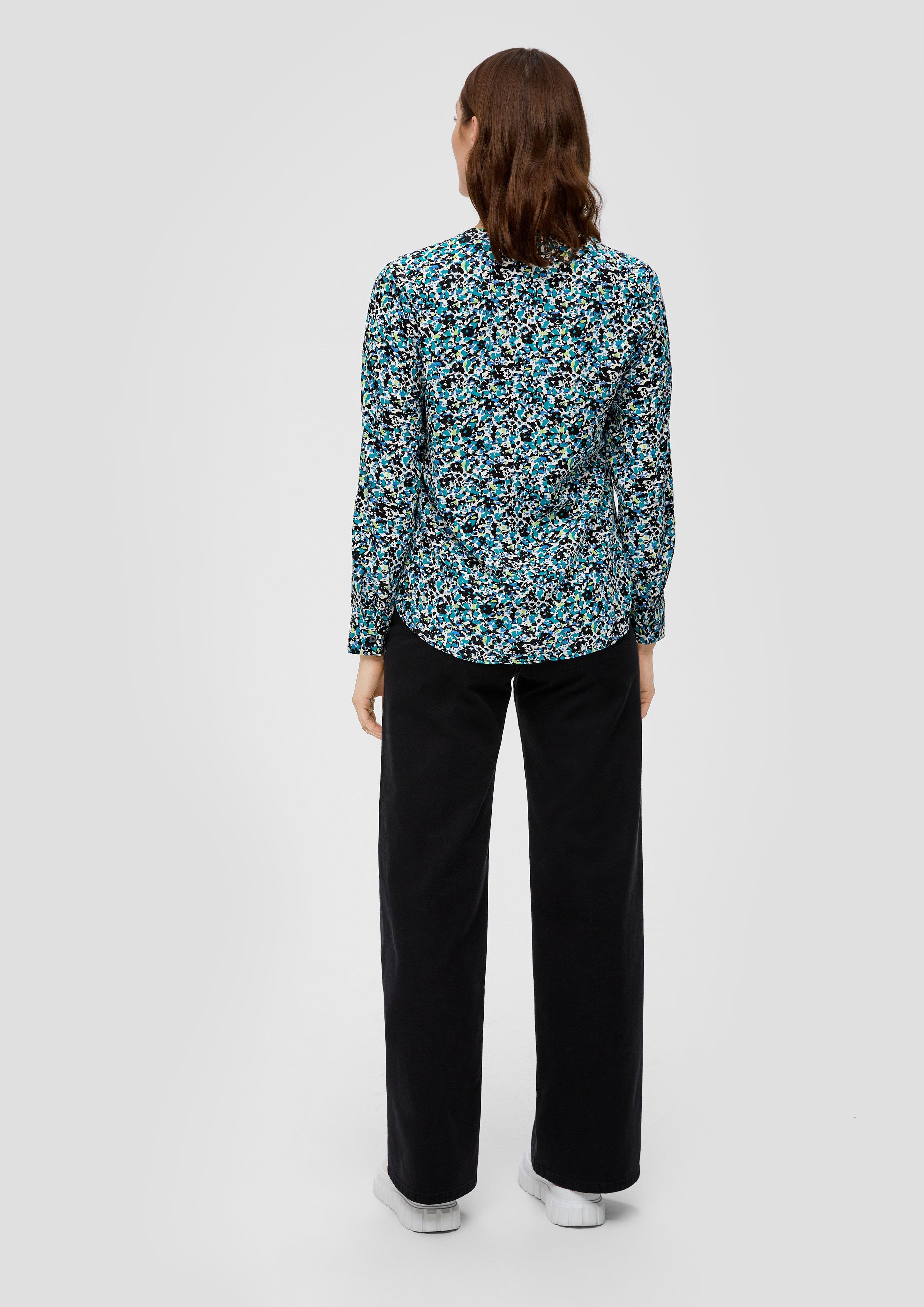 Viskosebluse mit Tunika-Ausschnitt  2142221-99A0