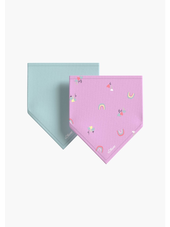 s.Oliver Tuch in Pink-türkis günstig kaufen onesize