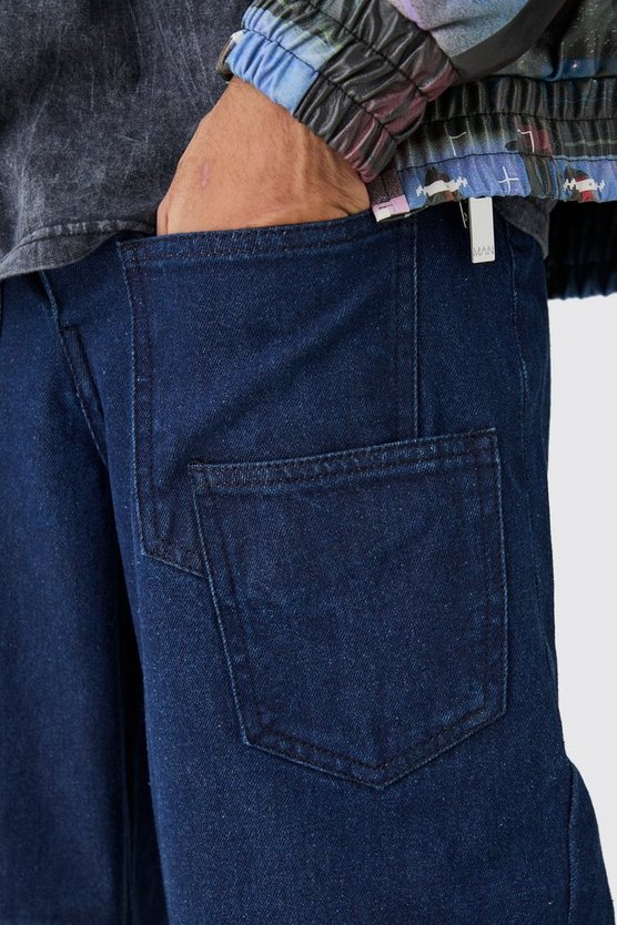 Lockere Jeans mit Taschen