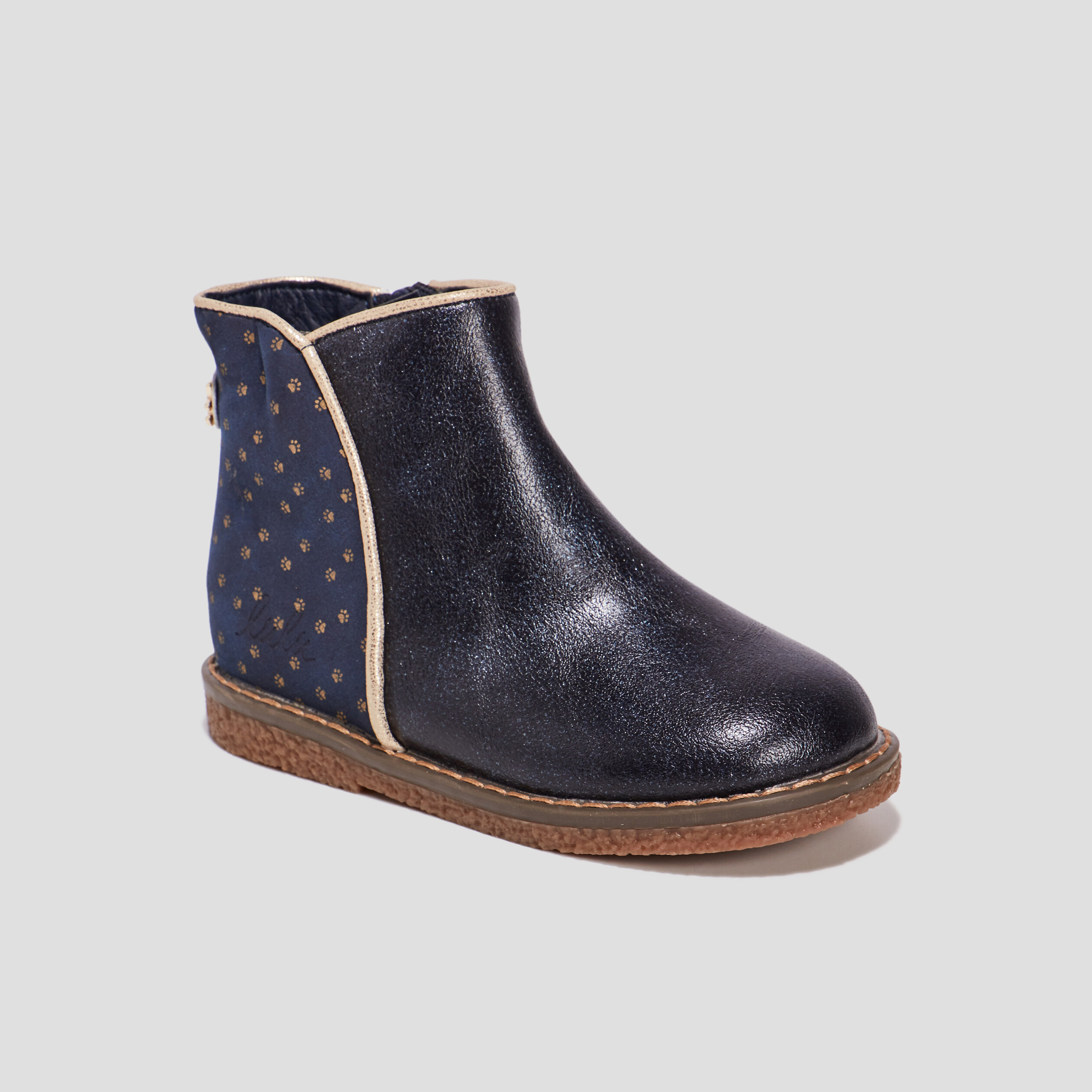 Bottines Lulu Castagnette bleu marine fille | La Halle