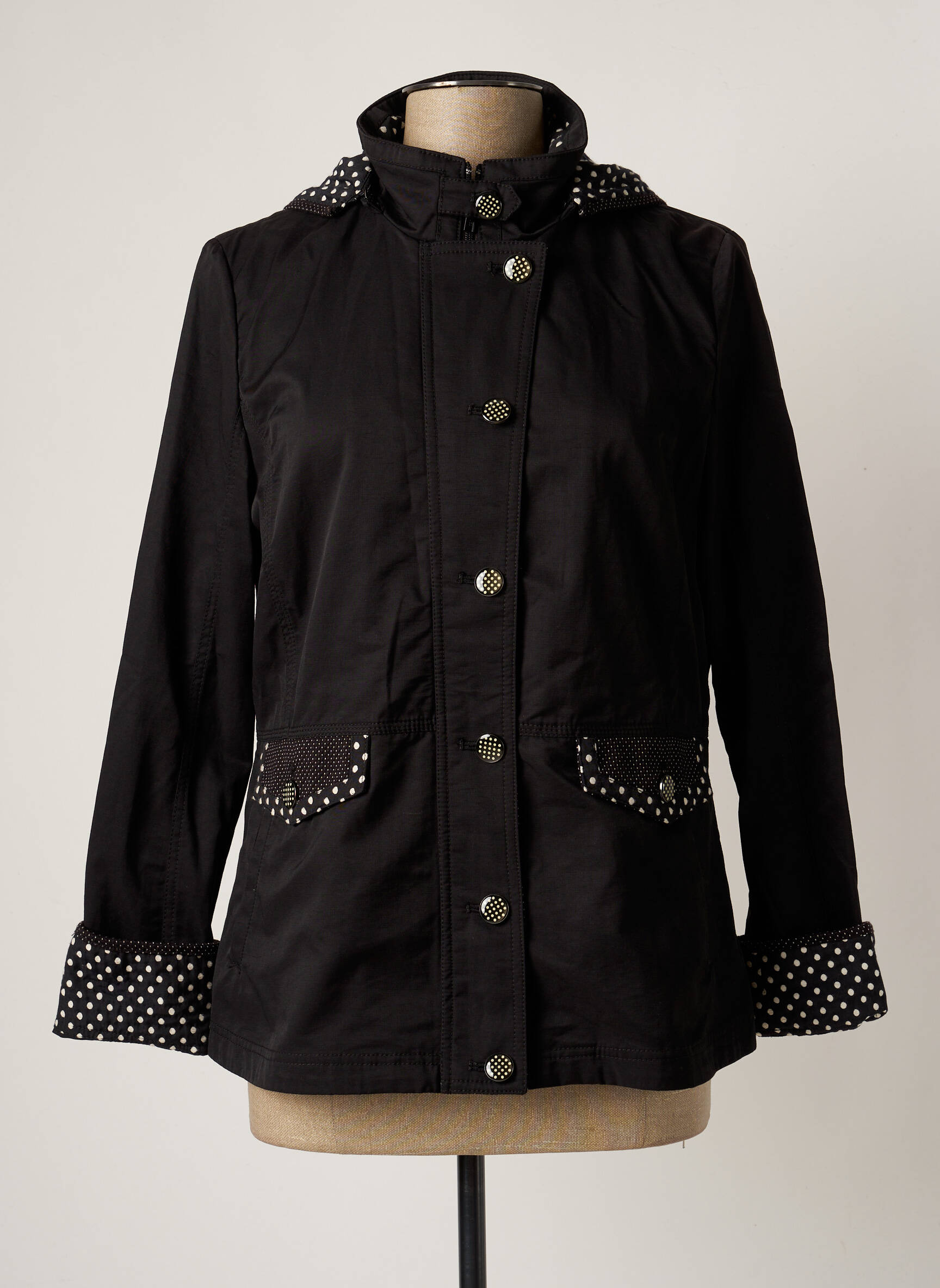 Concept K Impermeables Trenchs Femme couleur noir