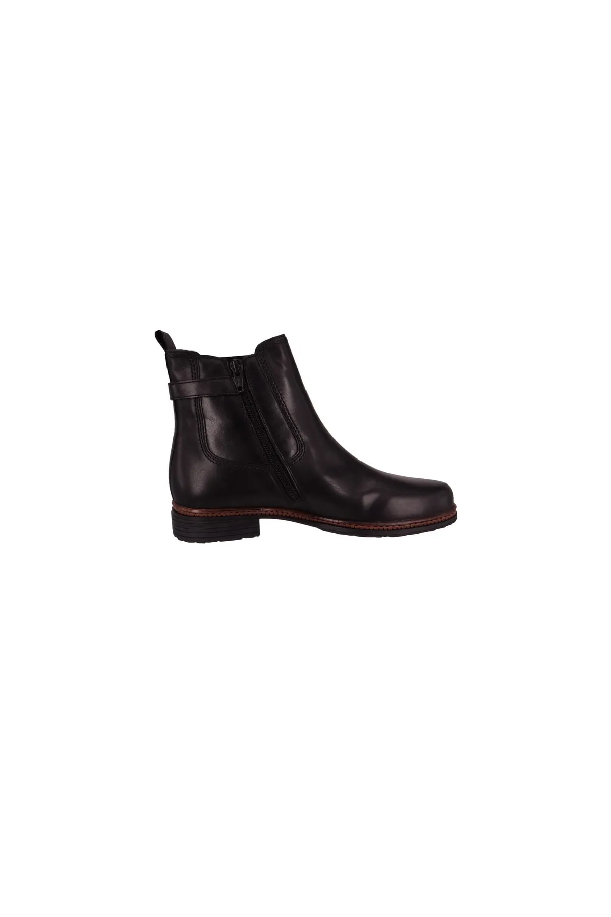 GABOR  Stiefelette - Schwarz - Flacher Absatz