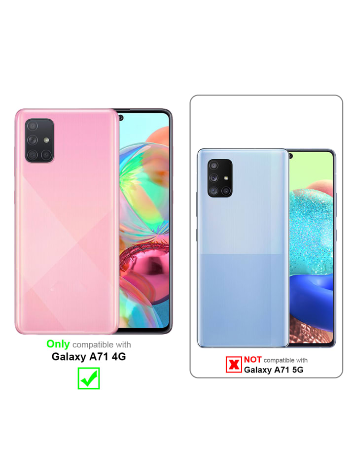 cadorabo Hülle für Samsung Galaxy A71 4G Glitter in Lila mit Glitter günstig kaufen onesize