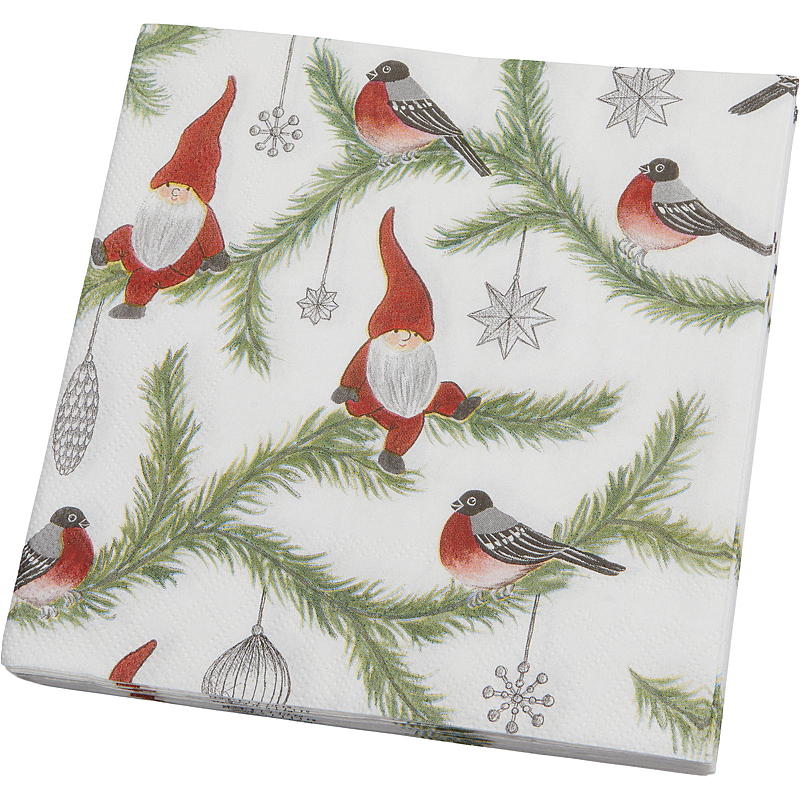 Vie Eco Servietter 20-pk 33x33 cm, julemotiv