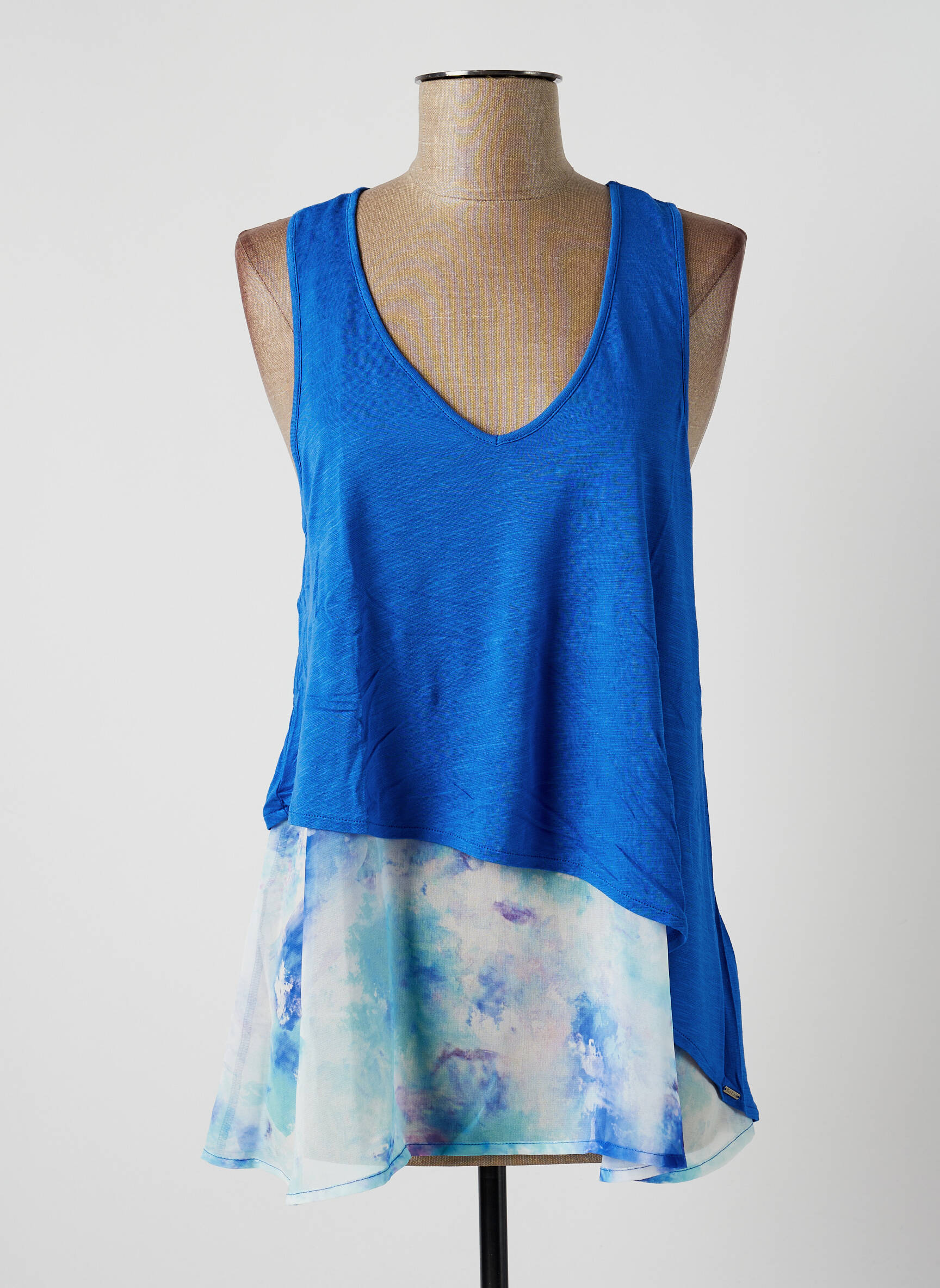 Salsa Tuniquesansmanche Femme couleur bleu