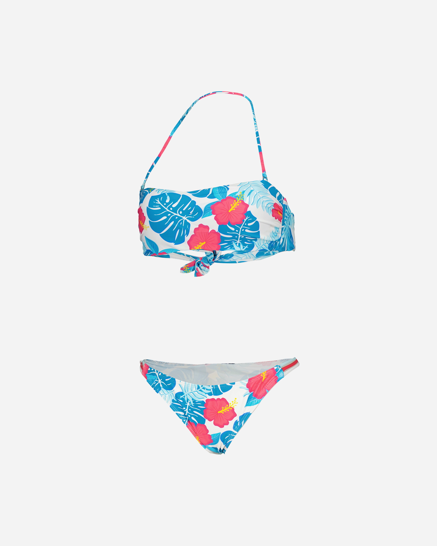 Bikiny s kvetinovým vzorom surferky s medvedíkom W BW603S23-AOP