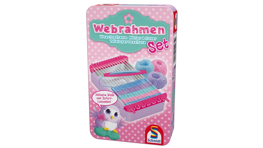 Schmidt Spiele - Kreativ Kiste - Webrahmen Set