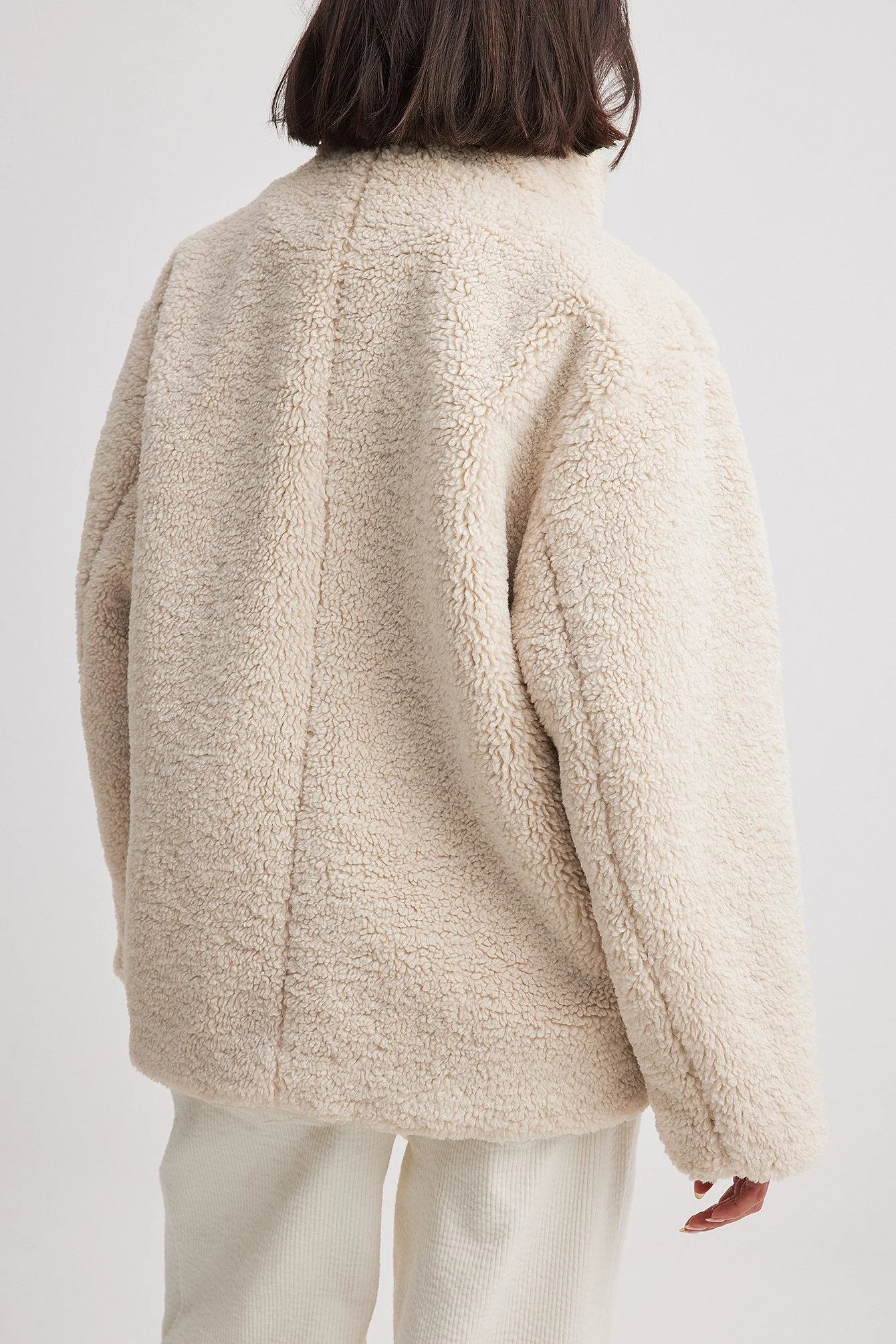 Oversized Teddy-Jacke