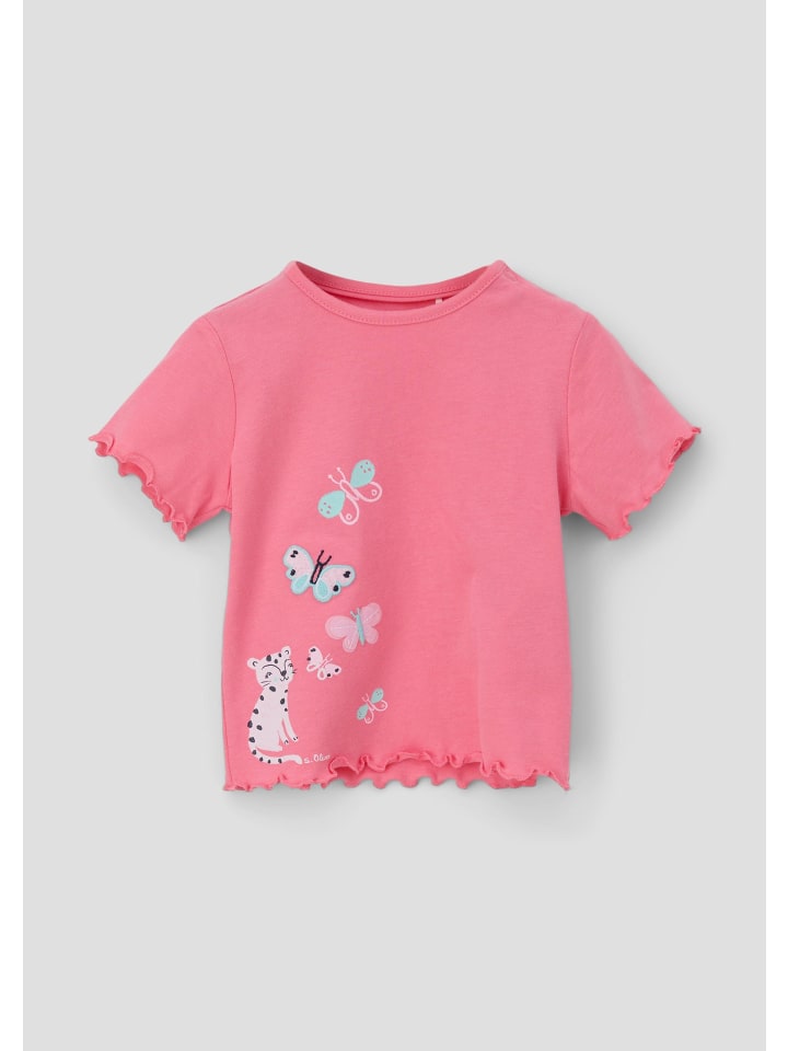 s.Oliver T-Shirt kurzarm in Pink günstig kaufen