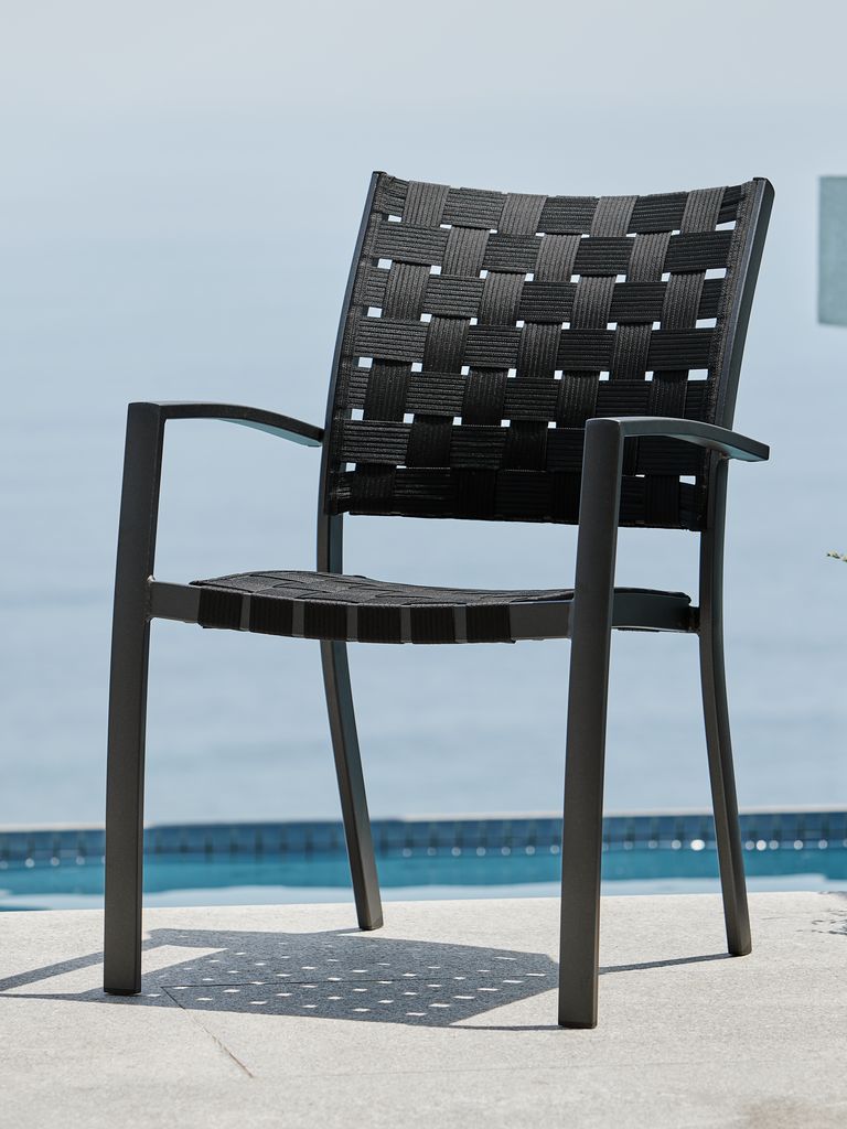 JEKSEN Krzesło sztaplowane JEKSEN czarne