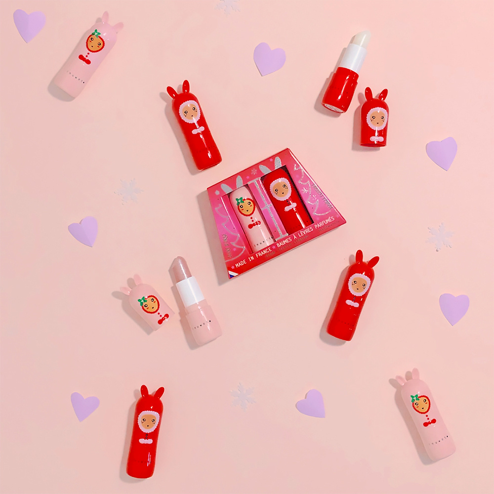 Inuwet Baume à Lèvres Lapin / Sucre d'orge / Rose pale Baume à lèvres Naturel & Vegan