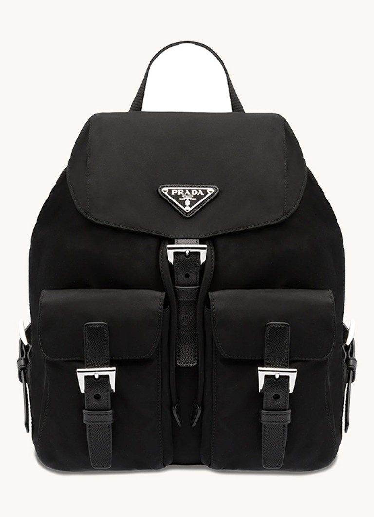 Prada Pieni Re-Nylon -reppu logolla
